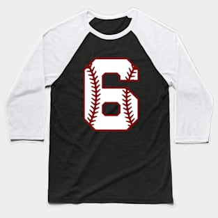 Baseball Number 6 Baseball T-Shirt